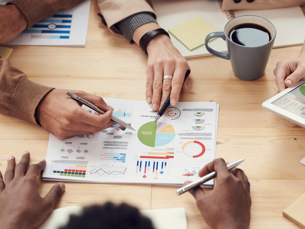 Investors — money-market professionals at work